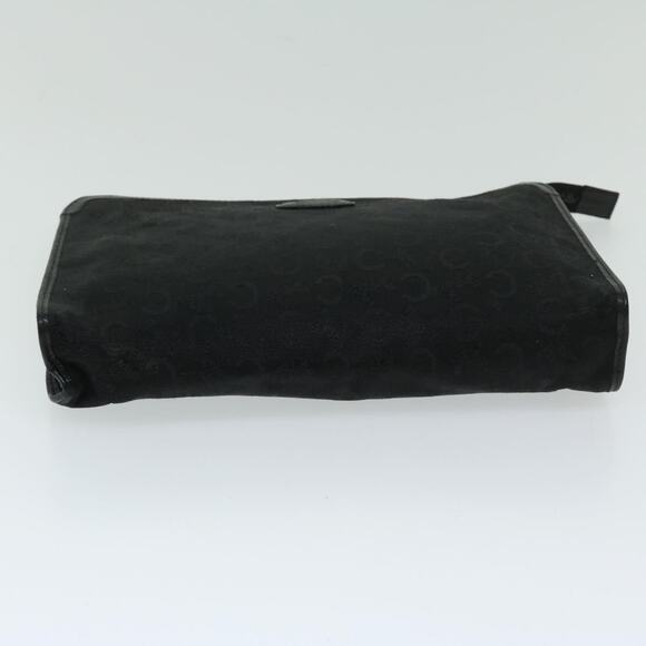 CELINE C Macadam Canvas Clutch Bag Black - Picture 7 of 16